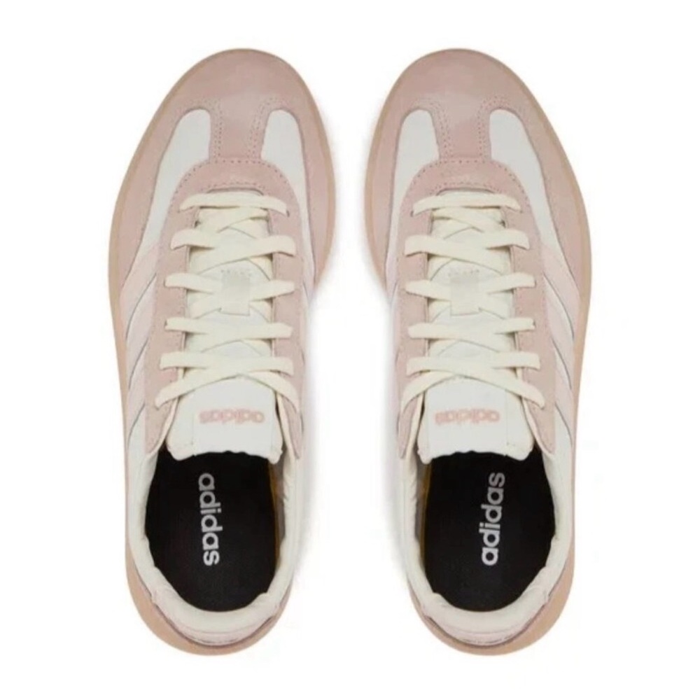 Adidas Women's Barreda Decode Soft Pink and White Sneakers
